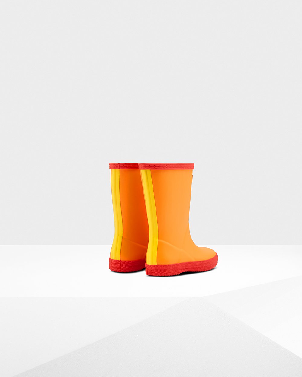 Kids Hunter Original First Classic - Rain Boots Orange/Yellow - 7941-NSBDI